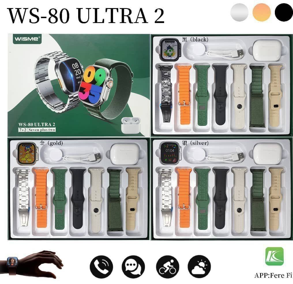ساعت هوشمند ویسمی مدل WS80 Ultra2 با نمایشگر AMOLED و بدنه آلومینیومی — تصویر ۱۰