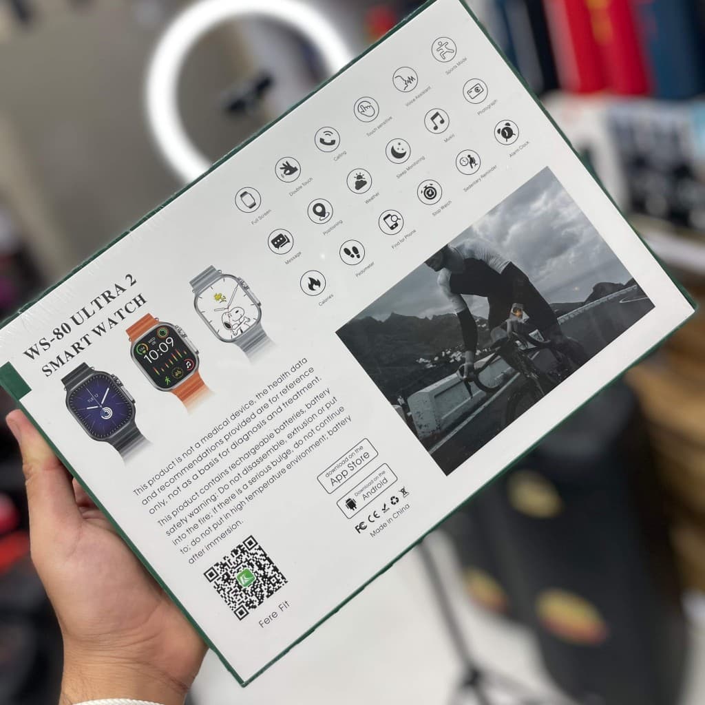 ساعت هوشمند ویسمی مدل WS80 Ultra2 با نمایشگر AMOLED و بدنه آلومینیومی — تصویر ۱۱