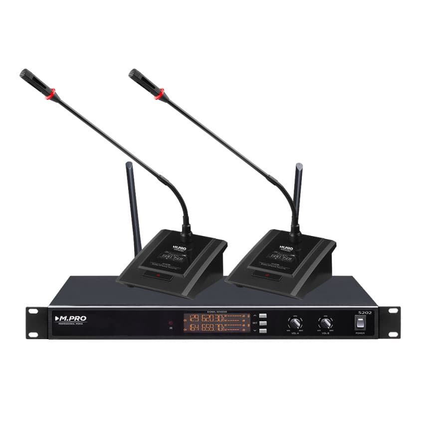 میکروفن کنفرانس بیسیم 2 کانال ام پرو MPRO S202