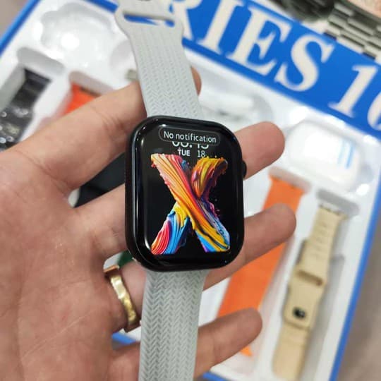ساعت هوشمند ویسمی مدل X15 با نمایشگر AMOLED و بند سیلیکونی — تصویر ۳