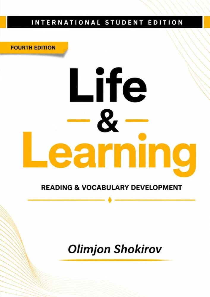 کتاب زندگی و یادگیری Life and Learning انگلیسی PDF