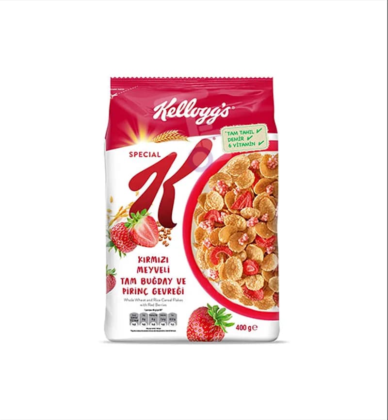 کورن فلکس اسپشیال کی Special K طعم توت فرنگی