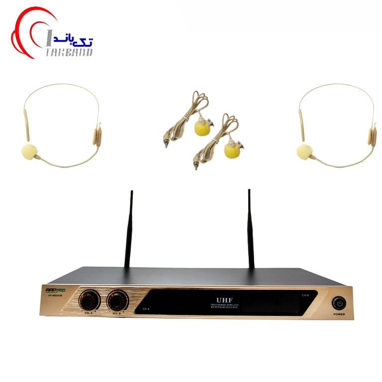 میکروفن بیسیم هدمیک ای ای پی پرو مدل AP-M600BB — تصویر ۲