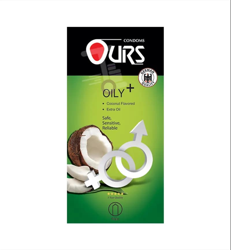 کاندوم اورس Ours مدل Oily Plus