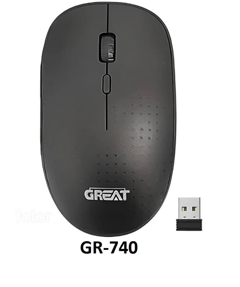 موس بی سیم مدل GR-740 برند GREAT