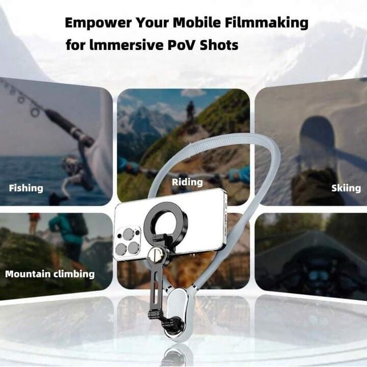 هولدر گردنی موبایل Magnetic Neck POV Mount — تصویر ۶