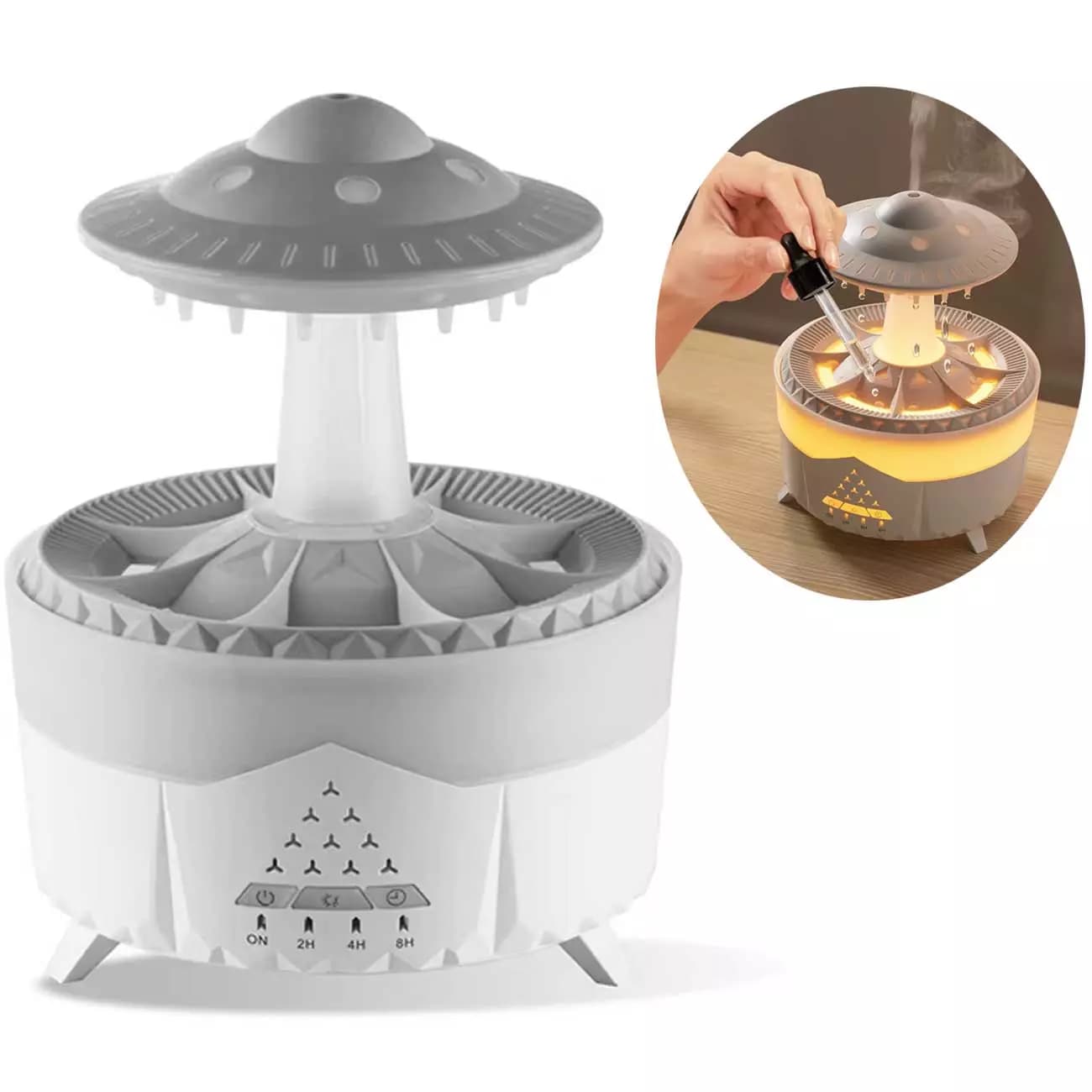 بخور سرد و چراغ خواب V56 Aroma Diffuser — تصویر ۹
