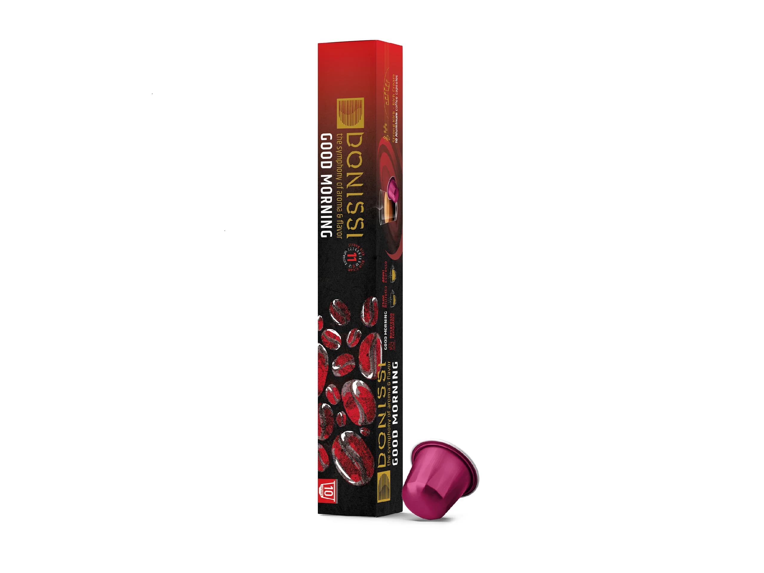 کپسول قهوه عربیکا صبح بخیر دونیسی – 60 گرم (بسته 10 عددی)