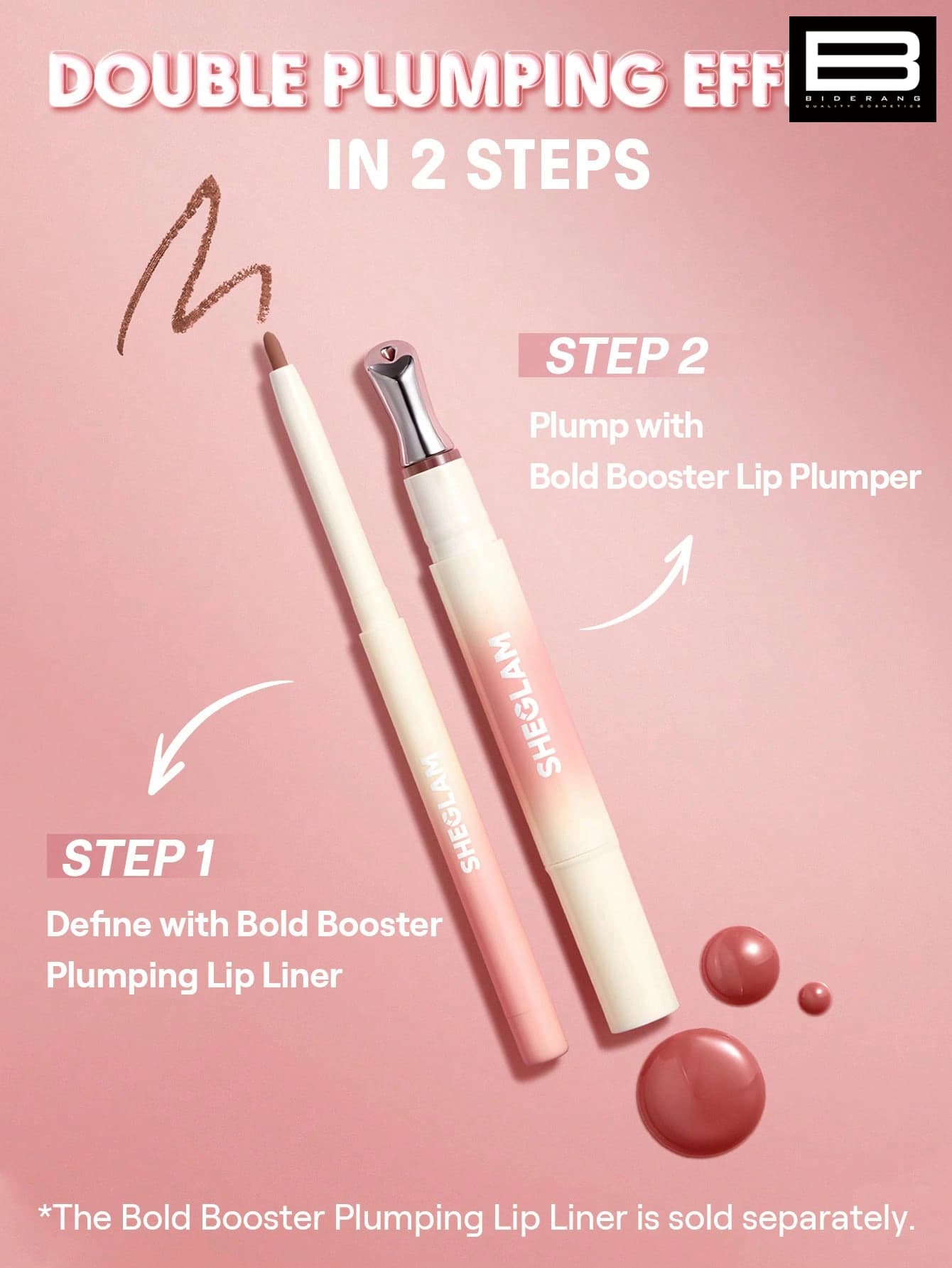 لیپ پلامپر حجم دهنده شیگلم مدل Bold Booster Lip Plumper — تصویر ۴