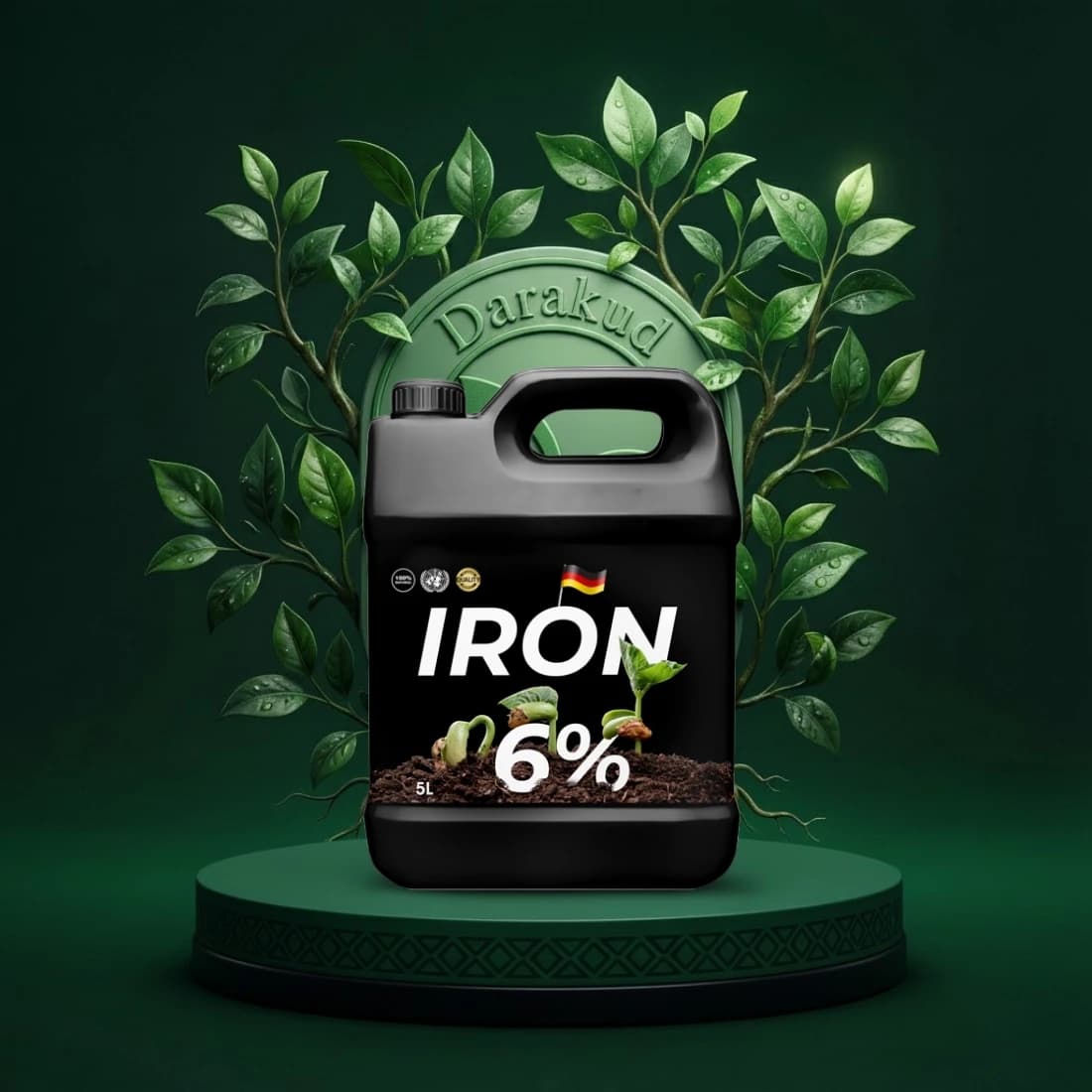 کود آهن 23% تانک 5 لیتری
