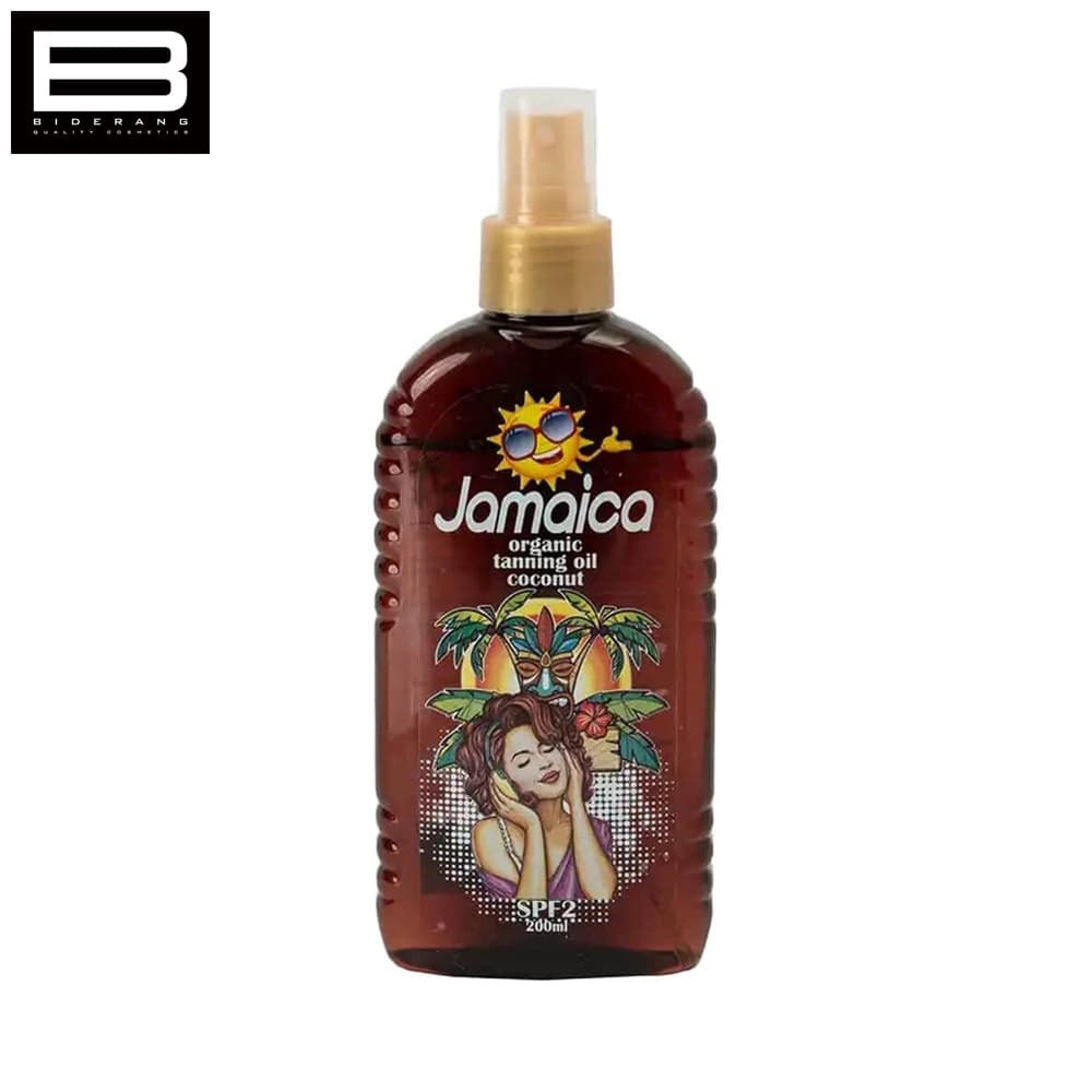 روغن برنزه کننده جامائیکا مدل Coconut Oil حجم 200ml