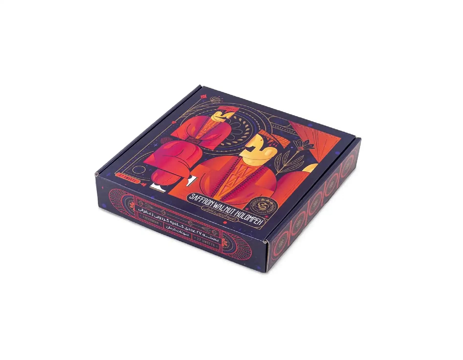کلمپه گردویی زعفرانی رضا کرمان(27عددی) – 1200گرم