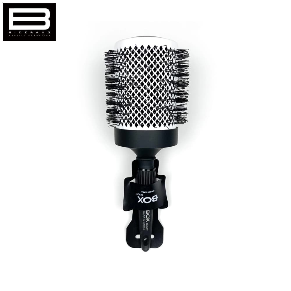 برس گرد سرامیکی باکس بیوتی سایز 80 سفید — تصویر ۳