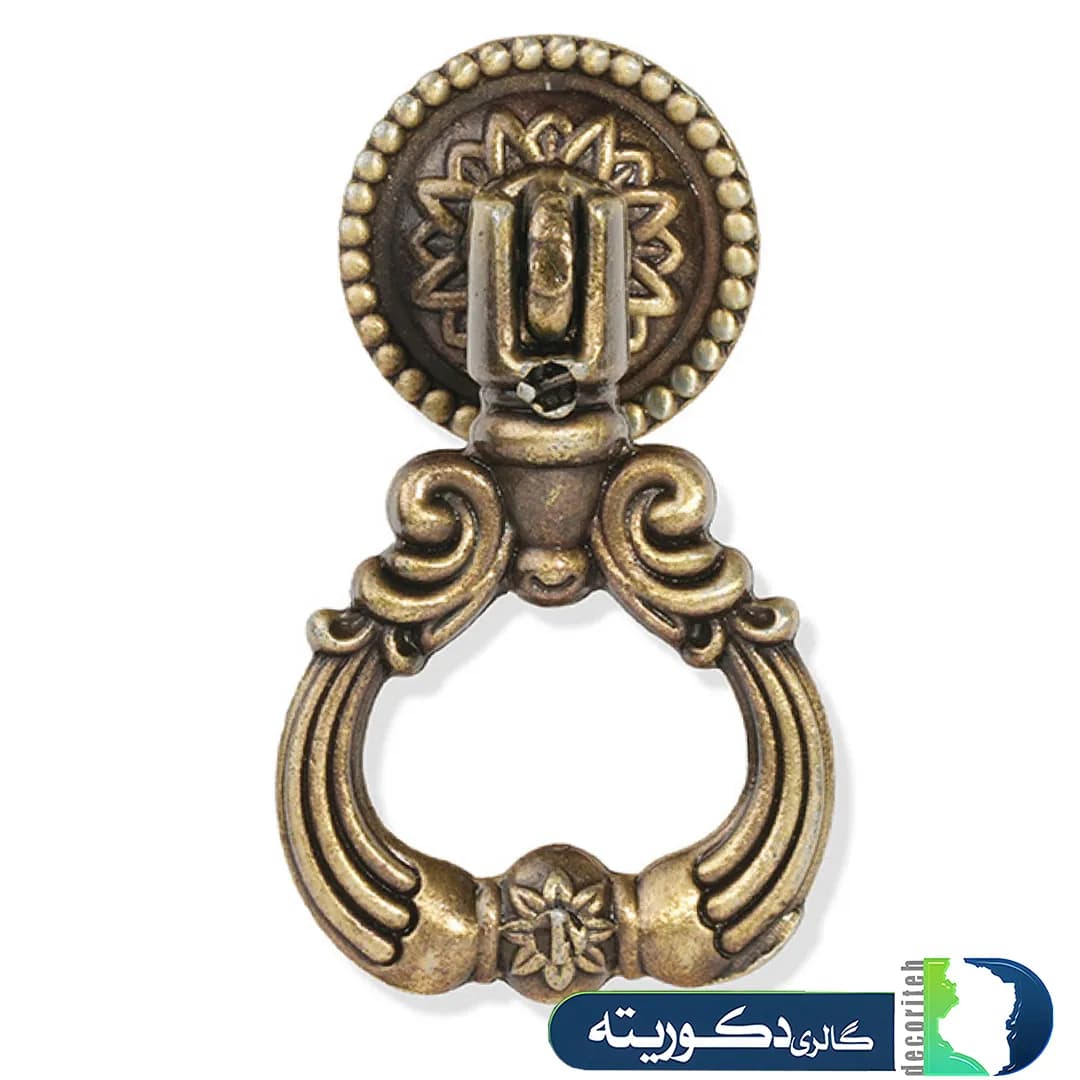 دستگیره آویز سربی کلاسیک زیتونی 1631