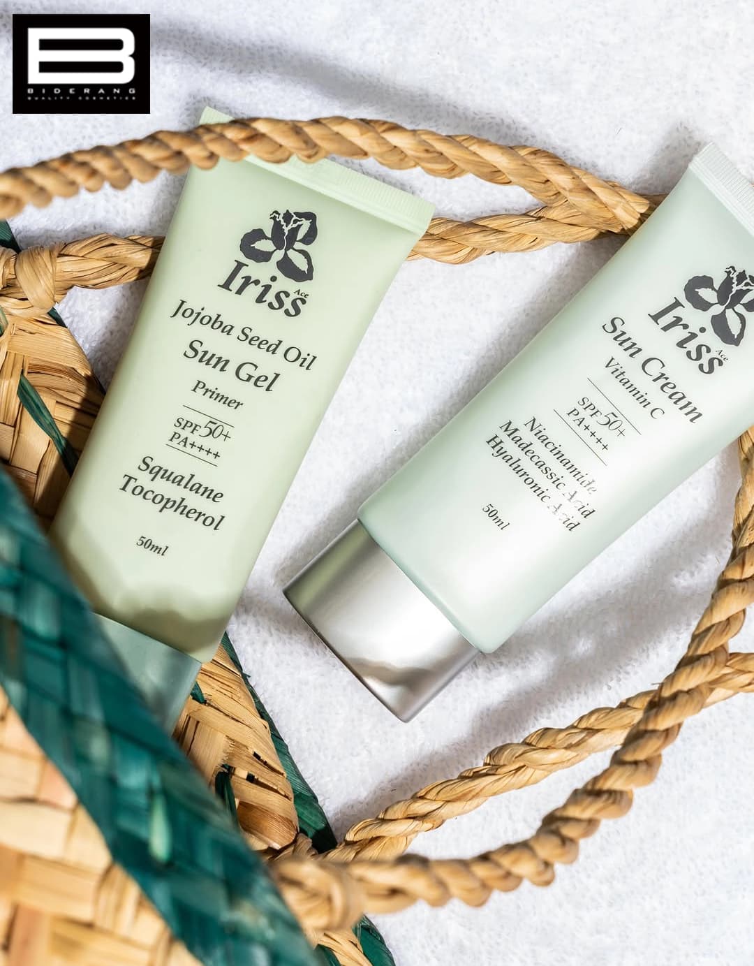 کرم ضد آفتاب بی رنگ آیریس آس با +SPF 50 مدل ویتامین سی حجم 50ml — تصویر ۳