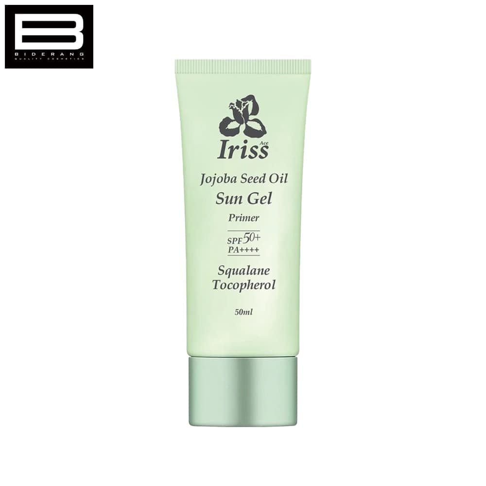 ژل ضد آفتاب بی رنگ آیریس آس دارای +SPF 50 مدل روغن جوجوبا حجم 50ml — تصویر ۴