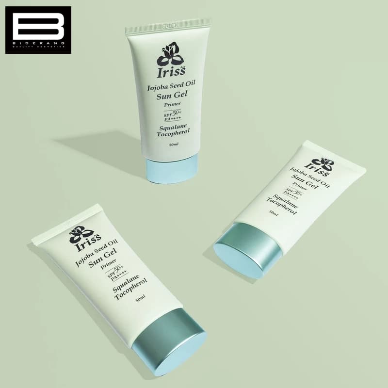 ژل ضد آفتاب بی رنگ آیریس آس دارای +SPF 50 مدل روغن جوجوبا حجم 50ml — تصویر ۶