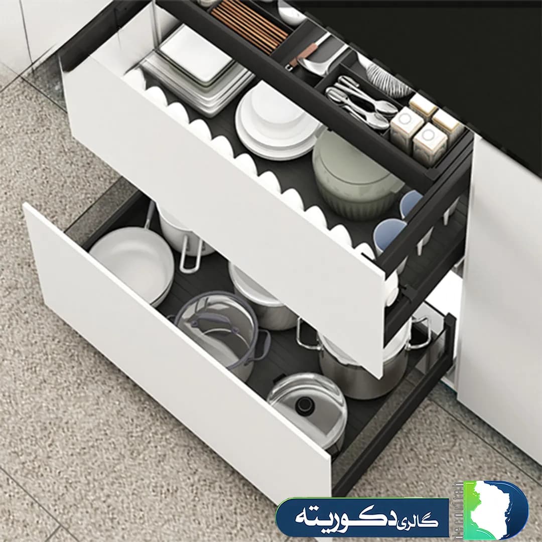 کشو کامل زیر گاز آرام بند کدBC310برند BLUE — تصویر ۴
