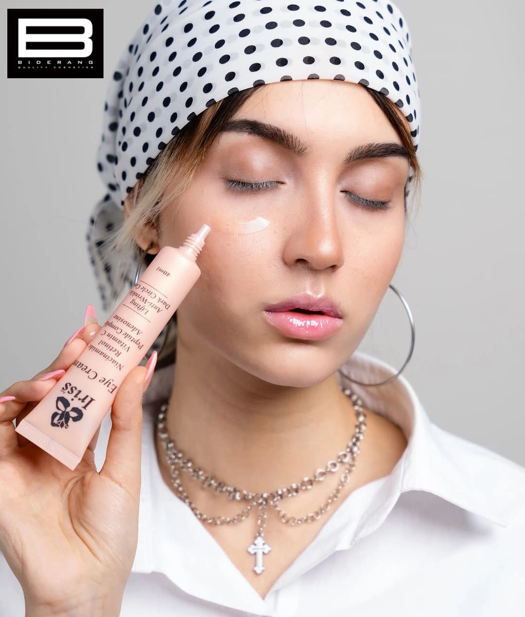 کرم دور چشم سه کاره آیریس آس مناسب روز و شب حجم 40ml — تصویر ۲