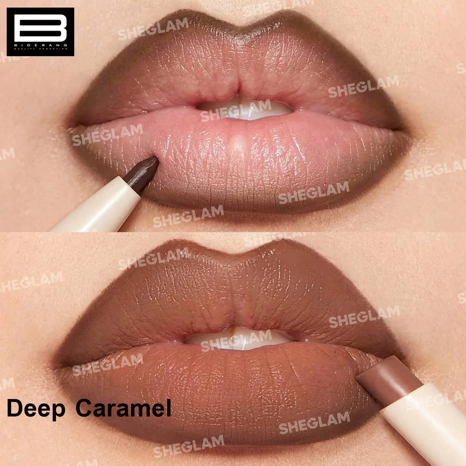 رژ لب و مداد لب دو طرفه شیگلم سری GLAM 101 — تصویر ۶