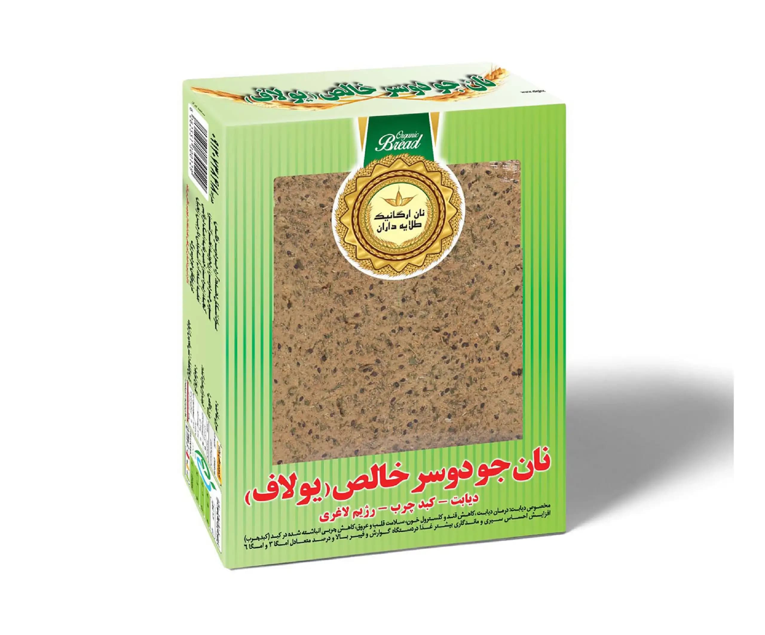 نان جو دوسر پُرسَبوس طلایه‌داران نان – 500گرم