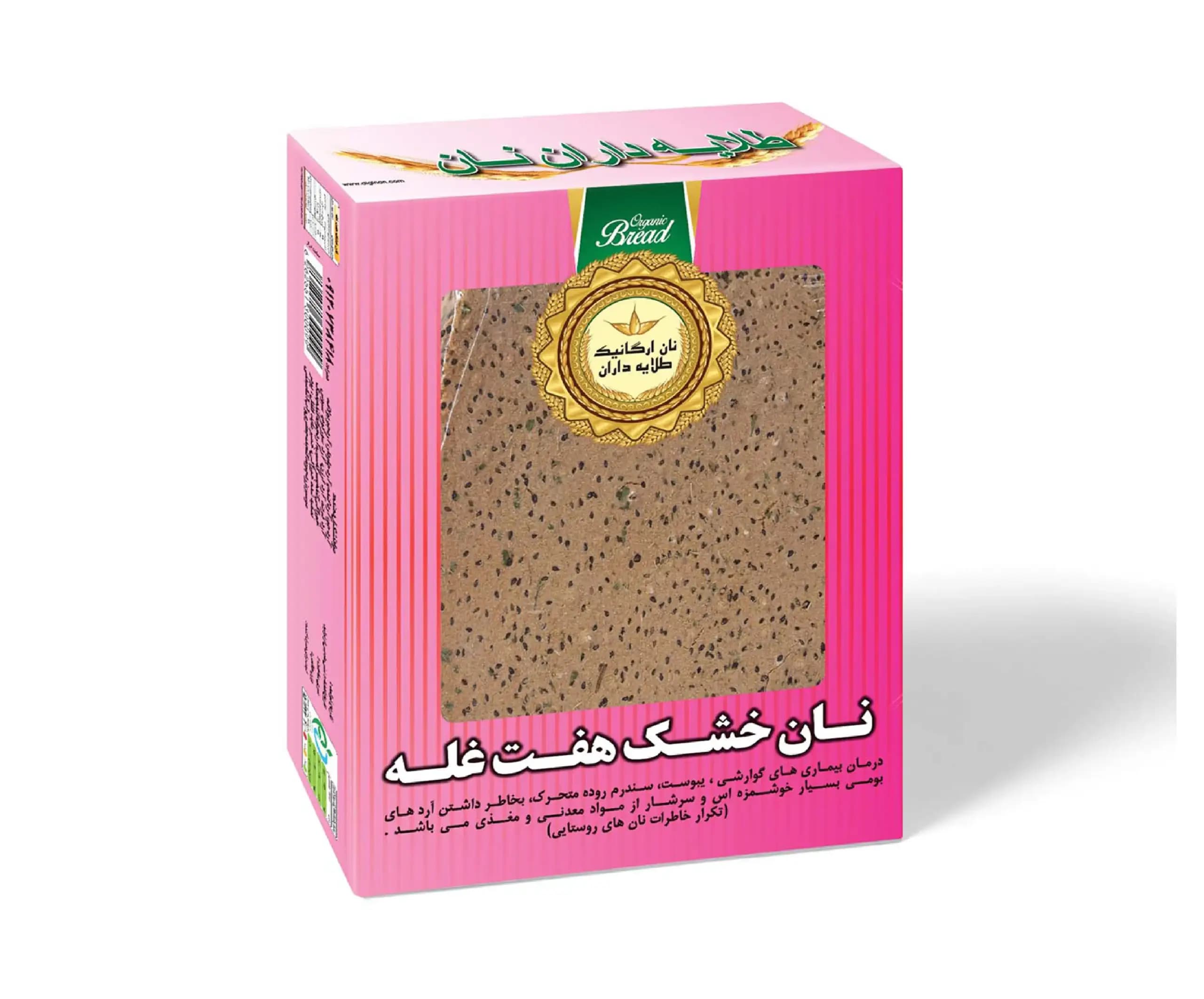 نان خشک هفت غله طلایه‌داران نان – 500گرم
