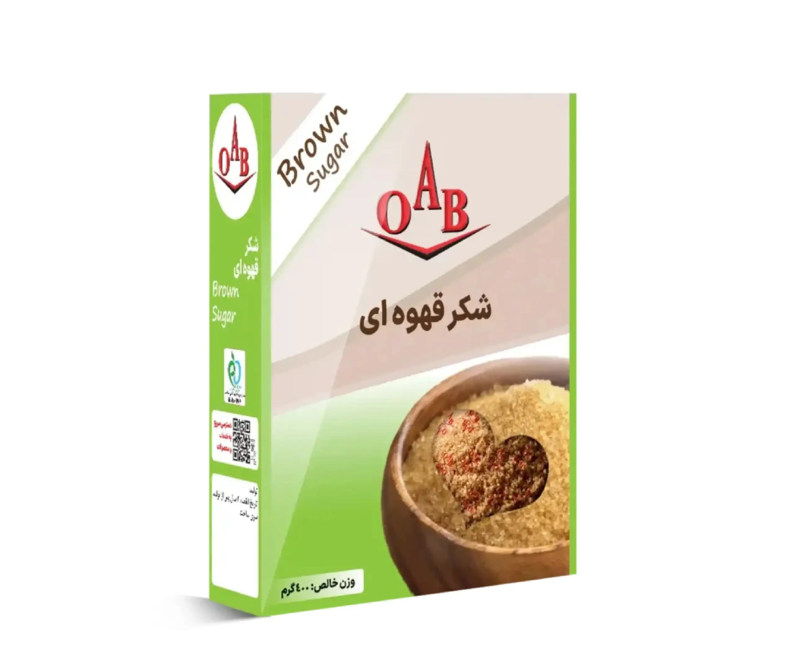 شکر قهوه ای(OAB) – ۴۰۰گرم