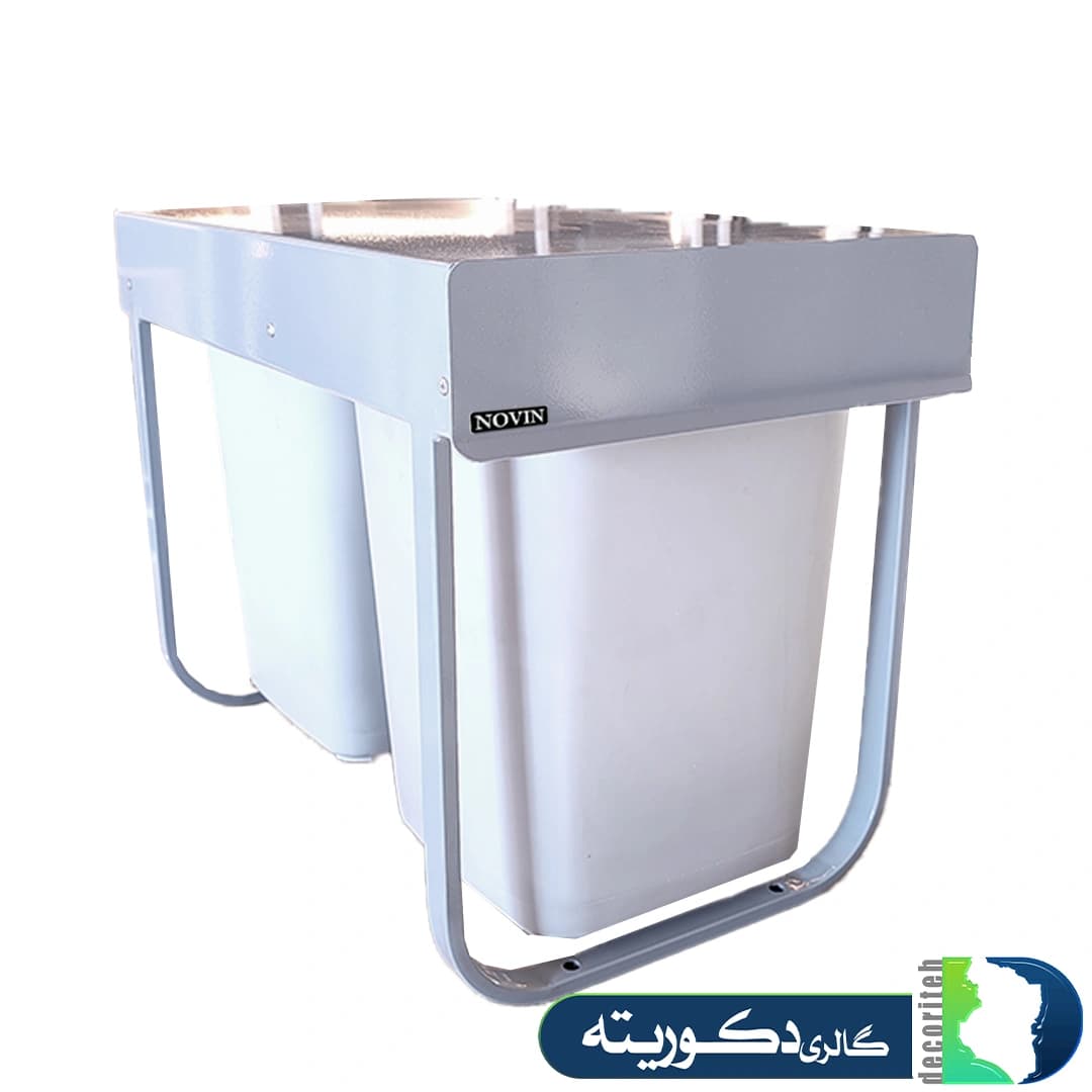 سطل زباله دومخزن32لیتری کد1398 نوین