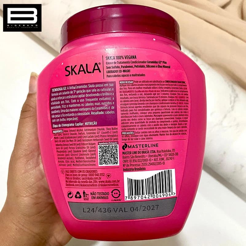 ماسک مو سرامید اسکالا مدل Ceramid G3 وزن 1000gr — تصویر ۲