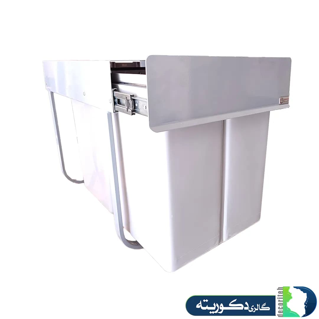 سطل زباله دو مخزن 34 لیتری1506 — تصویر ۳