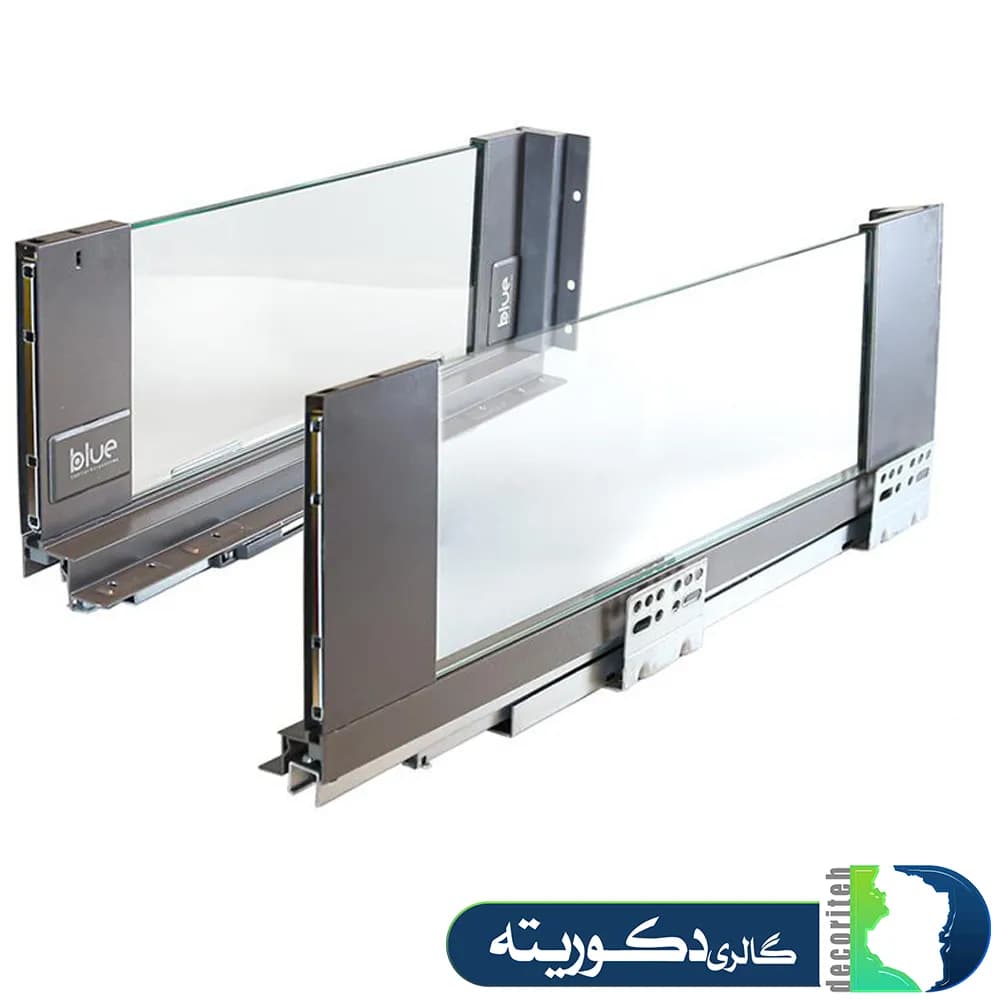 ریل تاندم باکس بدنه شیشه ای با LED بلو — تصویر ۶
