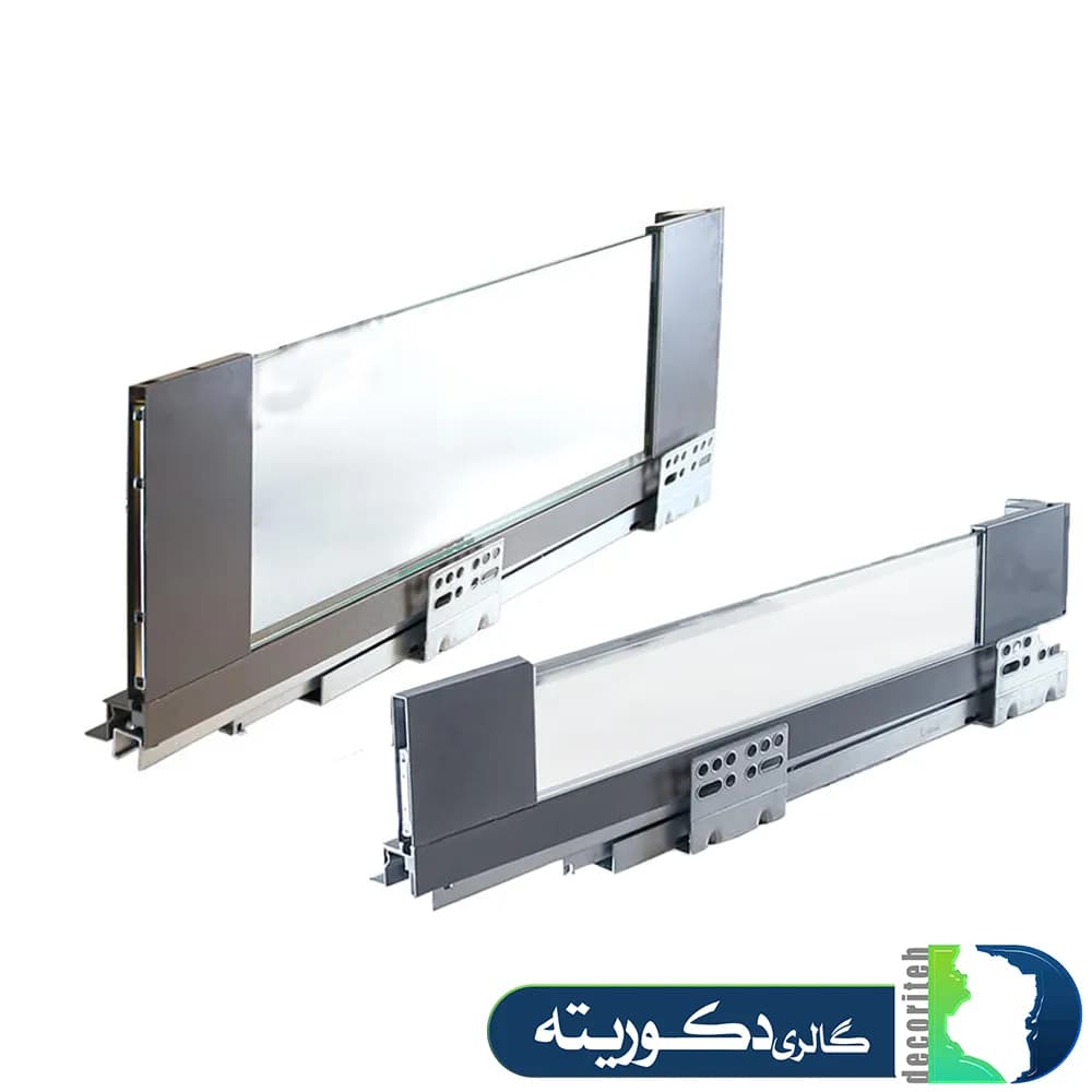 ریل تاندم باکس بدنه شیشه ای با LED بلو — تصویر ۴