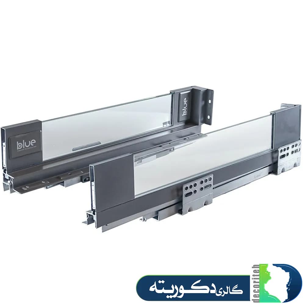 ریل تاندم باکس بدنه شیشه ای با LED بلو — تصویر ۲