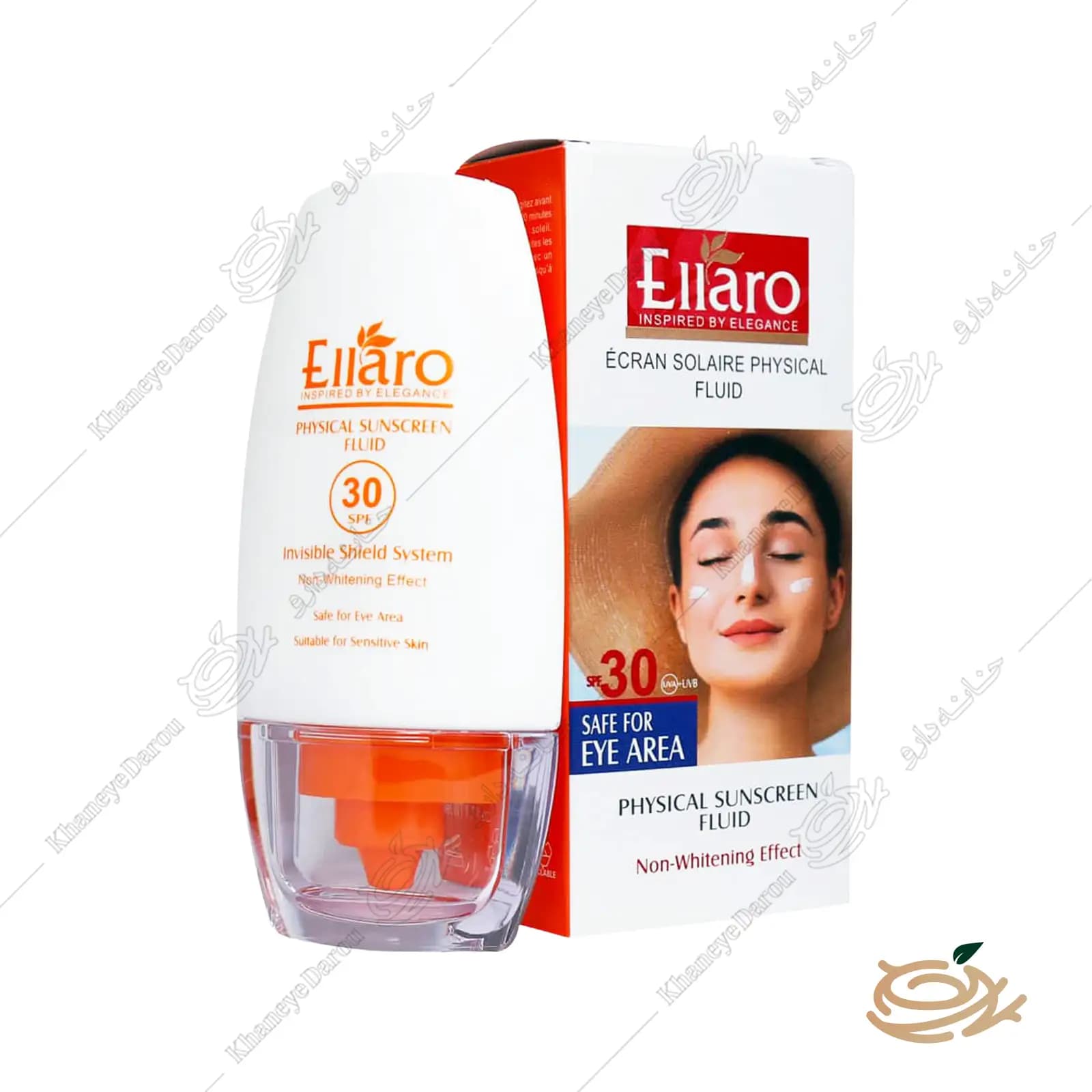 فلوئید ضد آفتاب فیزیکال SPF30 الارو — تصویر ۲