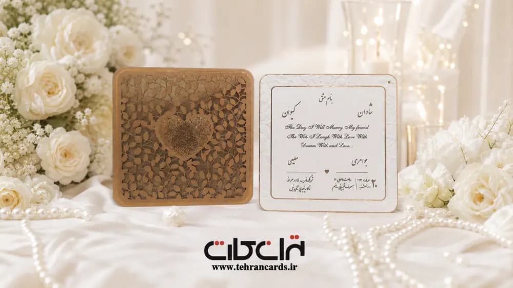 کارت عروسی گراف لیزری کد 630