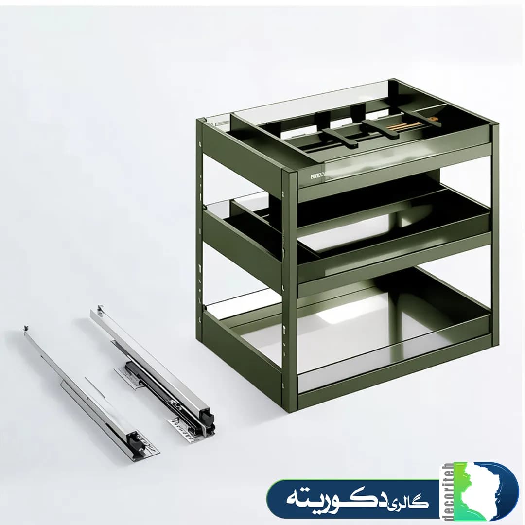 سبد کف ریل کریستالی آرام بند برند رونیا — تصویر ۳