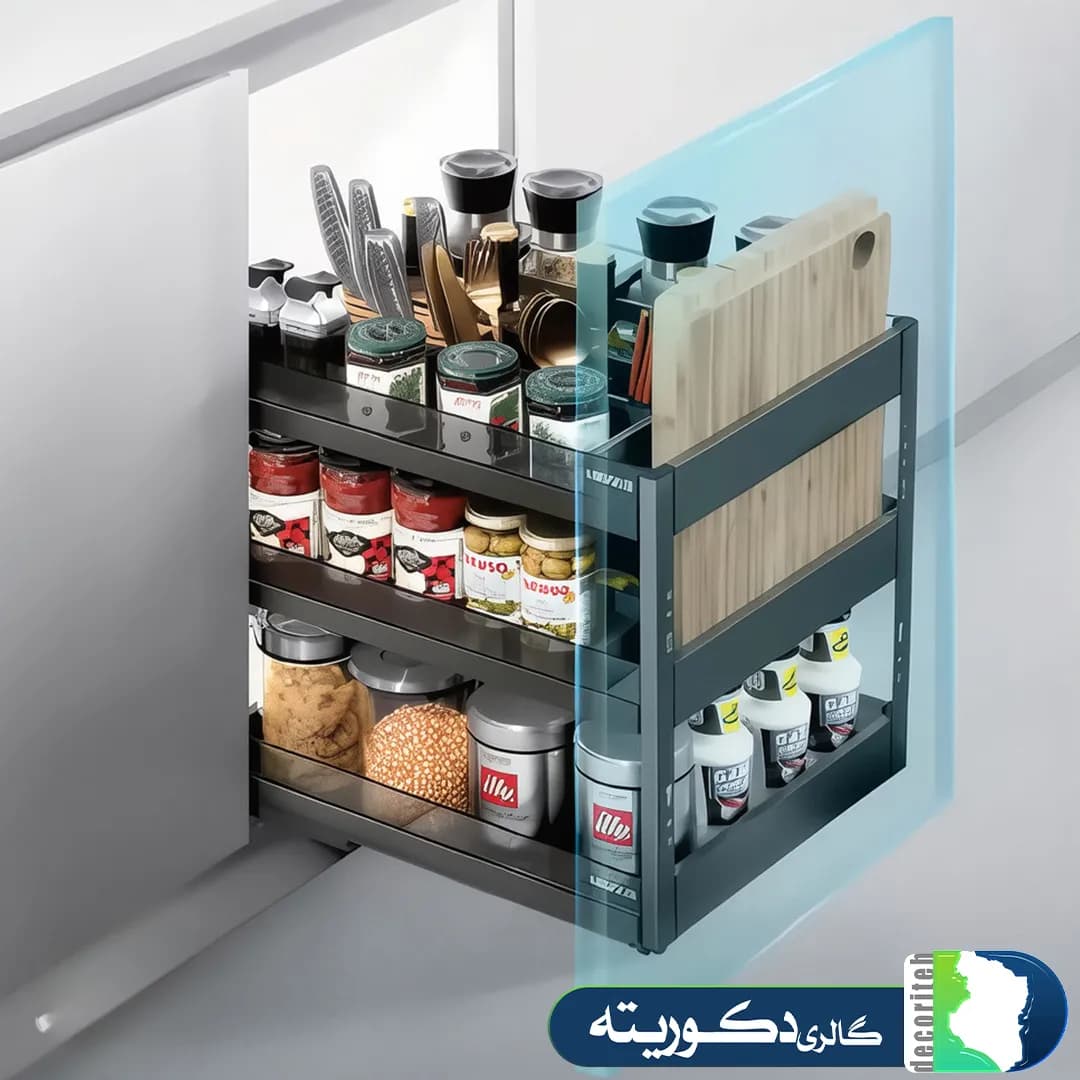 سبد کف ریل کریستالی آرام بند برند رونیا — تصویر ۲