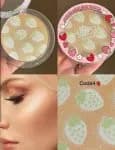 هایلایتر هدی موجی HUDAMOJI مدل Strawberry | هایلایتر پودری براق و طبیعی در 4 رنگ — تصویر ۲
