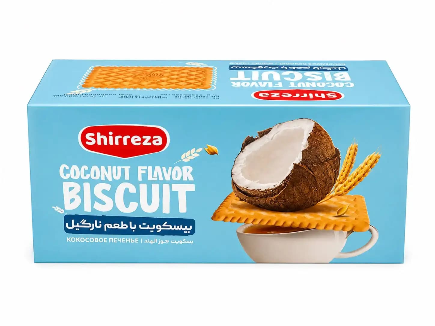 بیسکویت نارگیلی شیررضا – 1100گرم — تصویر ۳