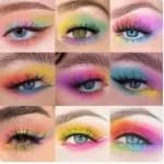 سایه 16 رنگ میس لارا مدل Color | پالت رنگی مات با پیگمنت بالا — تصویر ۲