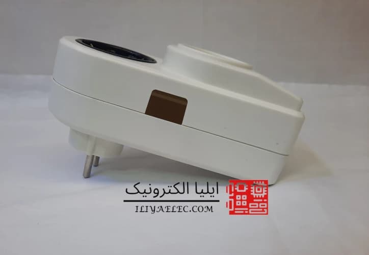 قاب محافظ ۲ پریز ارت دار دو رنگ — تصویر ۳
