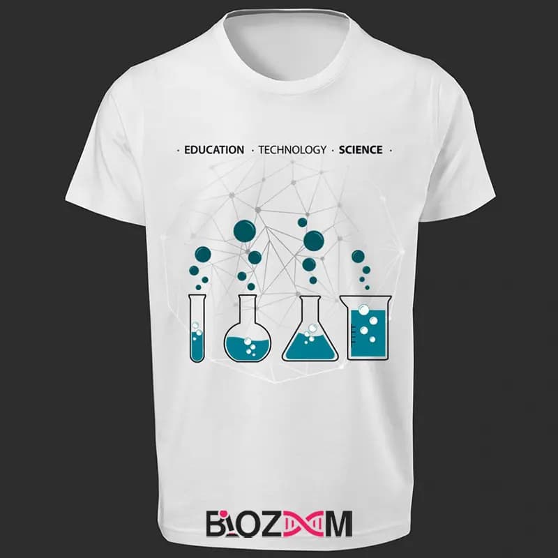 تیشرت طرح education technology science زیست شناسی – کد 193 — تصویر ۴