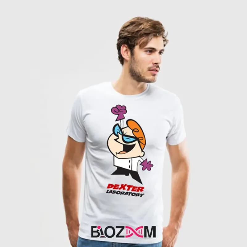 تیشرت طرح dexter laboratory زیست شناسی – کد 145 — تصویر ۶