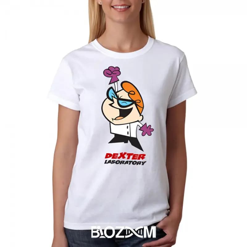 تیشرت طرح dexter laboratory زیست شناسی – کد 145 — تصویر ۵
