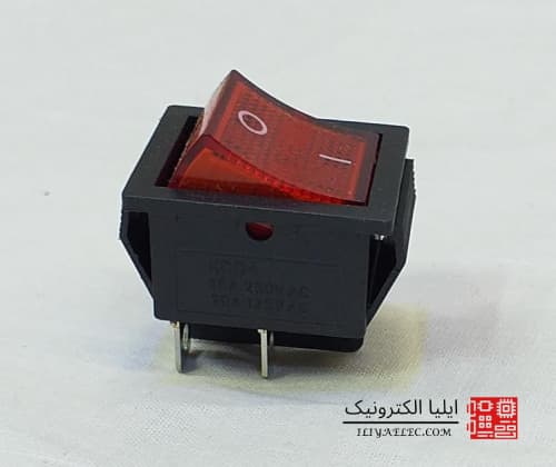 کلید راکر پهن چراغ دار خارجی پایه آهن — تصویر ۲