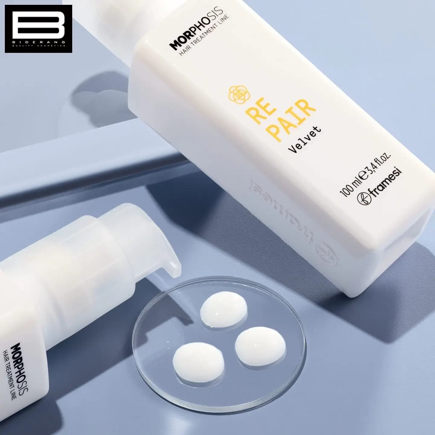 محلول ترمیم کننده مو مورفسیس فرامسی مدل Repair حجم 100ml — تصویر ۶