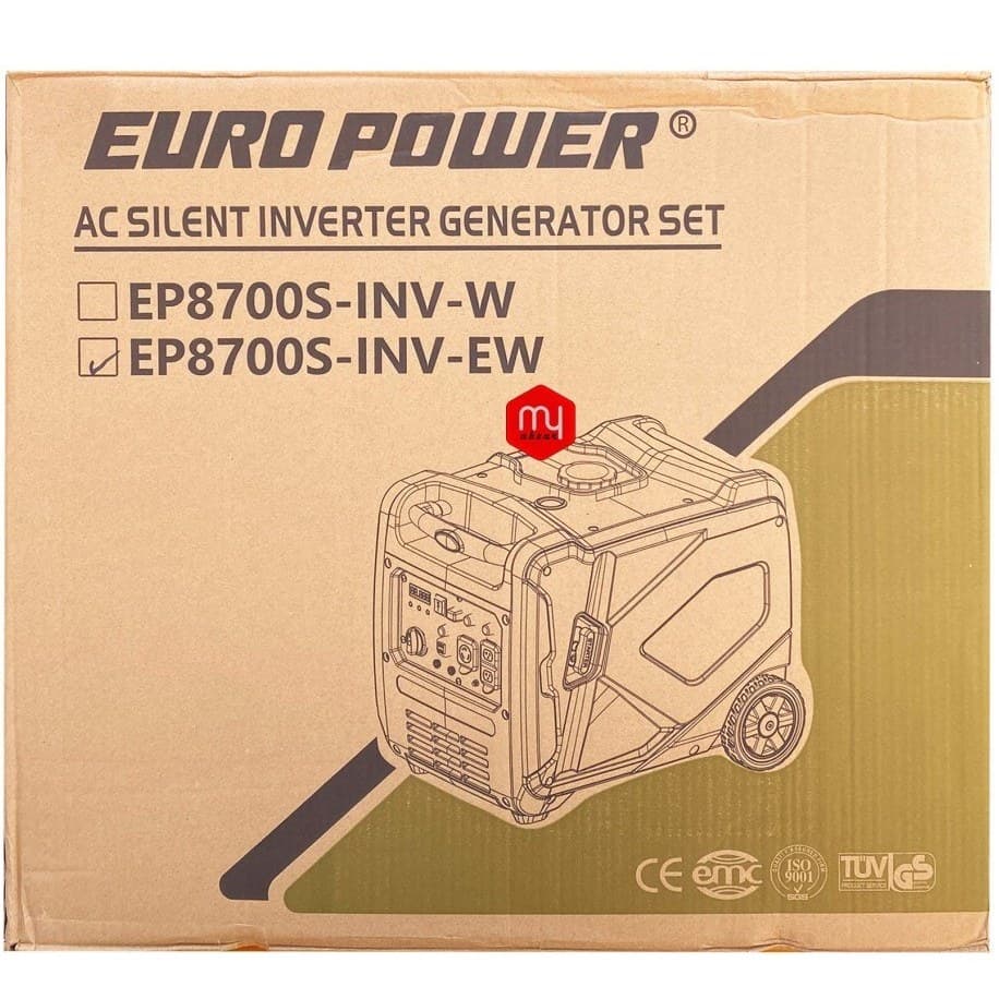 موتور برق سایلنت اینورتر 5 کیلووات یورو پاور مدل EP8700S INV EW — تصویر ۵