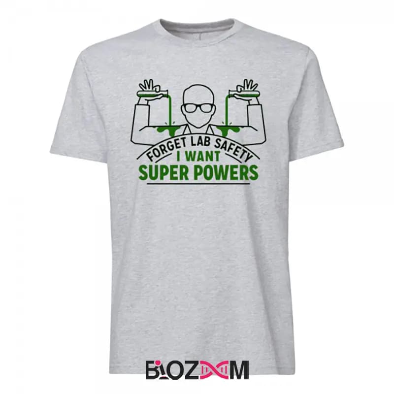 تیشرت طرح I want super powers زیست شناسی – کد 150 — تصویر ۸