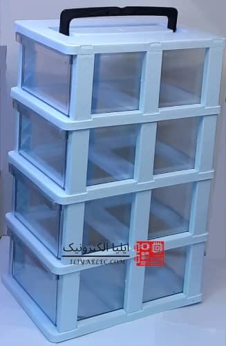جعبه 4 کشو بسیار بزرگ 4 طبقه H4 قناد پلاست — تصویر ۳