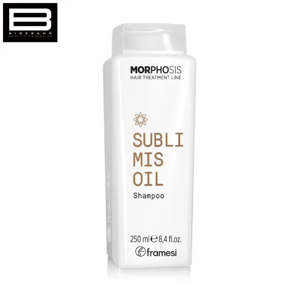 شامپو موهای خشک و دهیدراته فرامسی مدل Morphosis Sublimis Oil حجم 250ml — تصویر ۵